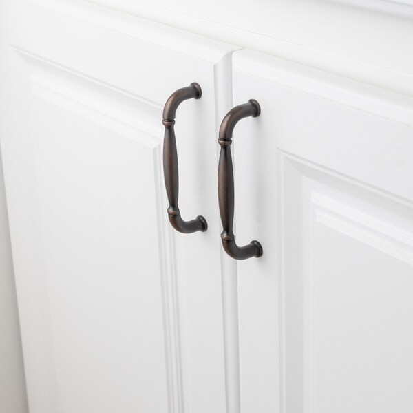 96 Mm Center-to-Center Brushed Pewter Chesapeake Cabinet Pull